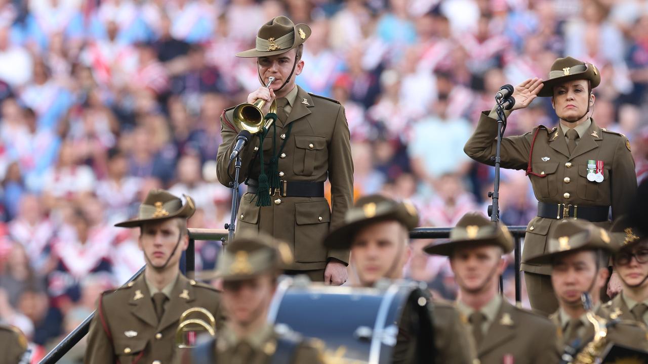 Anzac Day proceedings will take place before every NRL game. (Photo by Mark Kolbe/Getty Images)