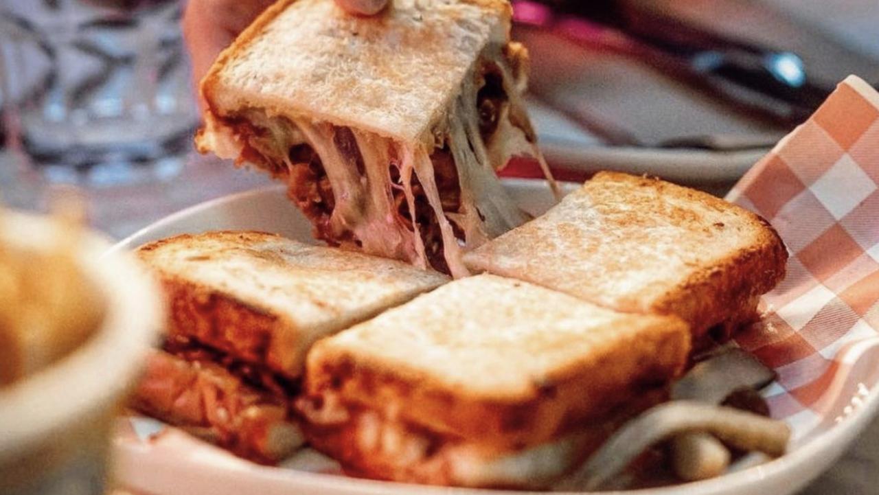 A Peking duck toastie.