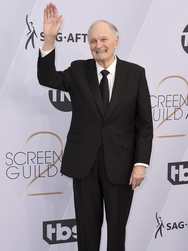 Alan Alda arrives for the 25th Annual SAG Awards. Picture: AP