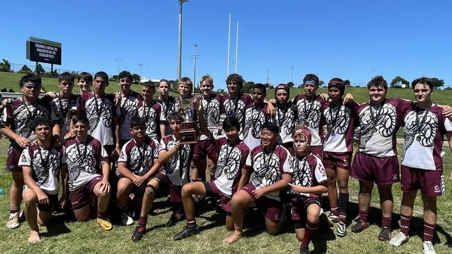 Pacific Youth Rugby Festival: Queensland Barbarians under-14 boys. Picture: Supplied