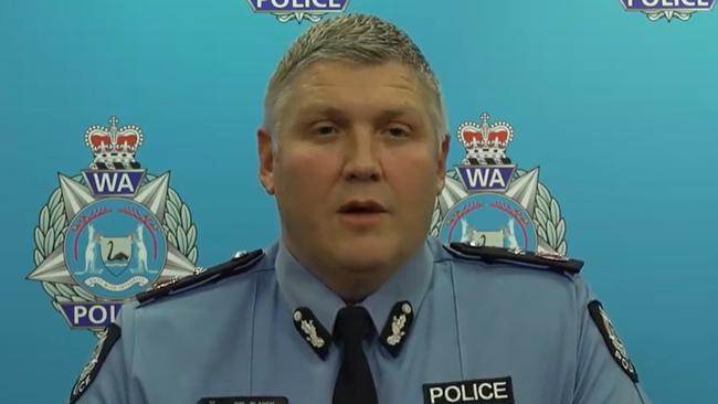 WA deputy police commissioner Col Blanch.