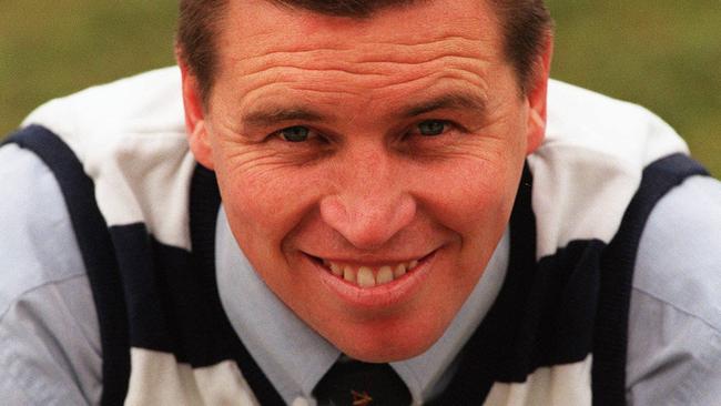 Ex-Geelong footballer Paul Couch in his favourite colours.