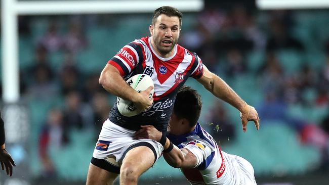 Roosters star James Tedesco secured the most reader votes. Picture: Phil Hillyard