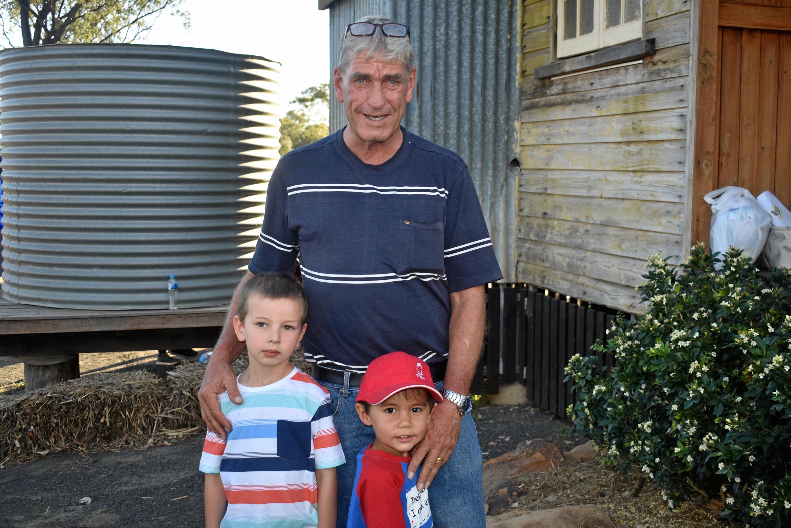 Ryan and Luke Luckhoff and Ari Schuurman. Picture: Ellen Ransley