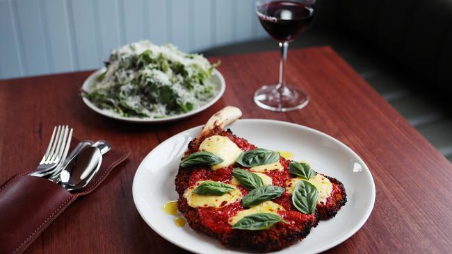 What price perfection? The veal parmigiana at Capitano. Pictures Rebecca Michael