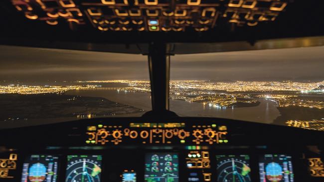 A view from the cockpit of Guayaquil City lights Picture: Santiago Borja / www.santiagoborja.com