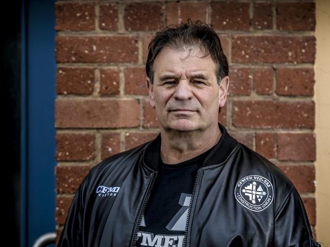 Former CFMEU leader John Setka allegedly threatened that his union would disrupt or delay AFL building projects if the AFL did not get rid of Stephen McBurney.