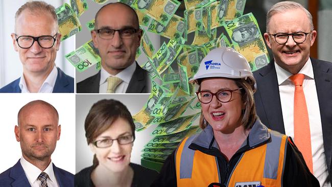 Victoria’s top bureaucrats are pocketing up to $750,000 a year with salaries much higher than the Premier and Prime Minister.