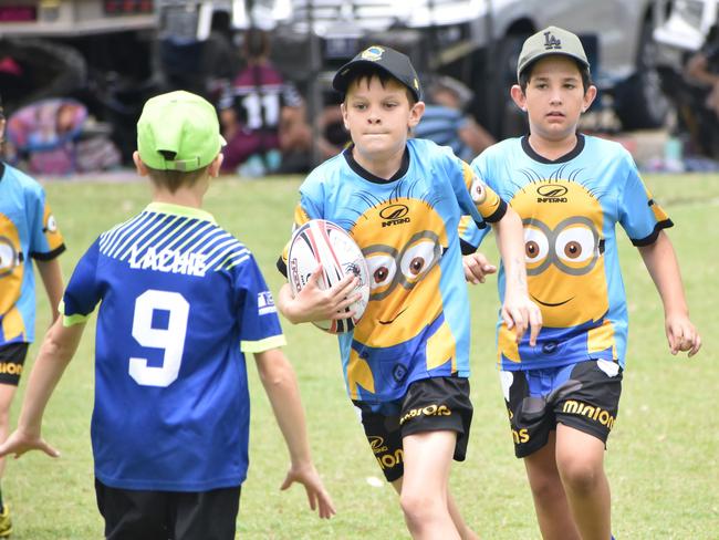 Action from the Red Rooster Junior Touch Carnival at Cyril Connell Fields, Rockhampton, on November 5, 2022.