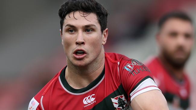 Mitchell Moses and Rajab played alongside each other in the World Cup. (Photo by Jan Kruger/Getty Images for RLWC)