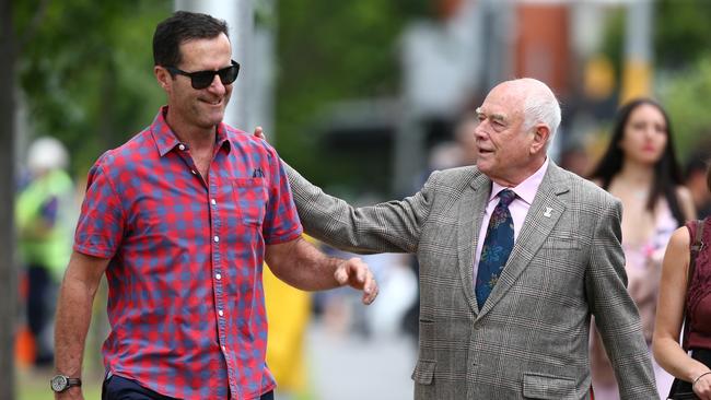 Nino Pangrazio, right, was co-owner with Sisto. Picture: Michael Dodge/Getty Images