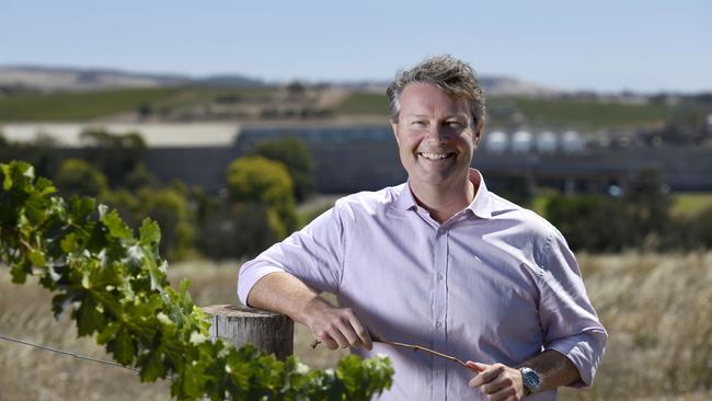 Taylors Wines general manager Clinton Taylor. Picture: Naomi Jellicoe