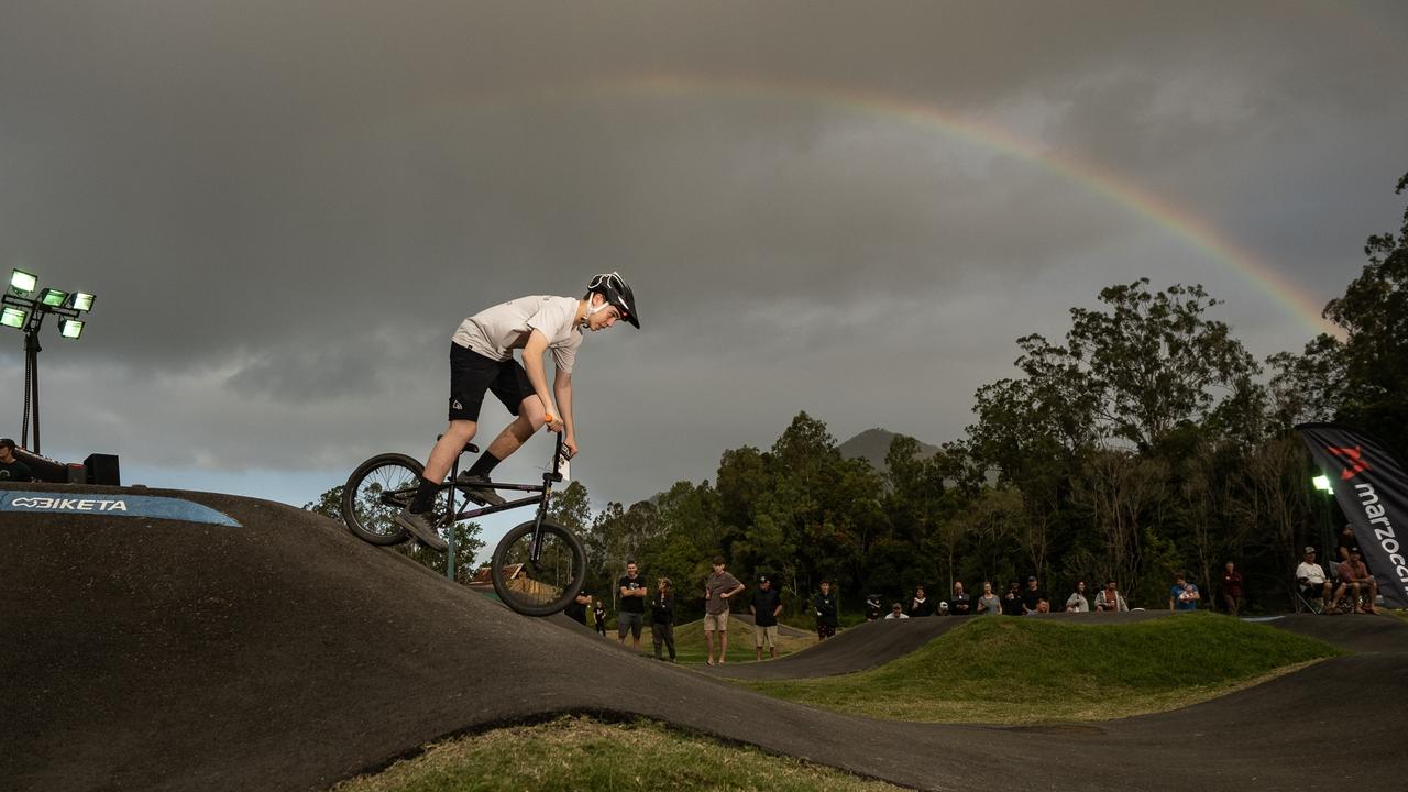 Mountain bike riders from across Australia descended on the Pioneer Valley at the weekend for the inaugural Rocky Trail Entertainment Fox Superflow at Finch Hatton in July, 2024. Picture: Rocky Trail Entertainment