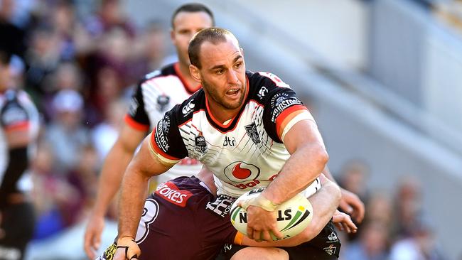 Simon Mannering was the clubs first and only 300 game player. Picture: Getty Images.