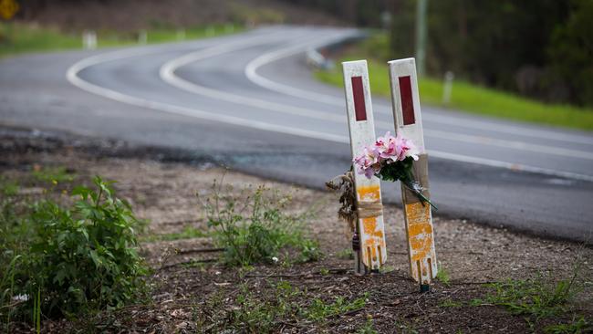 The crash site that claimed the Falkholt Family on the NSW south coast.