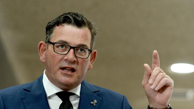 Premier Daniel Andrews is expected to give a Covid update on Friday. Picture: NCA NewsWire / Andrew Henshaw