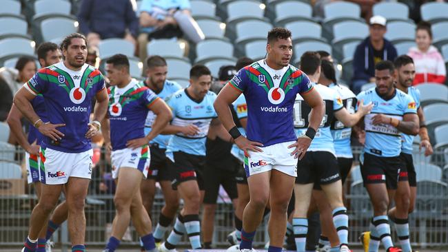 In another crushing blow for the Warriors, two of their young guns will be banned from returning home when the NRL season concludes.