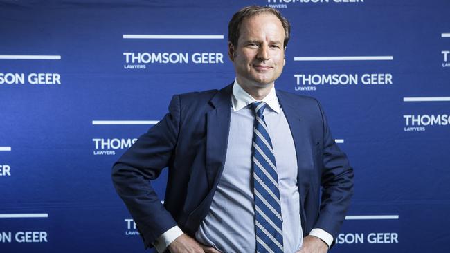 Adrian Tembel is a chief executive partner at Thomson Geer. Hollie Adams/The Australian