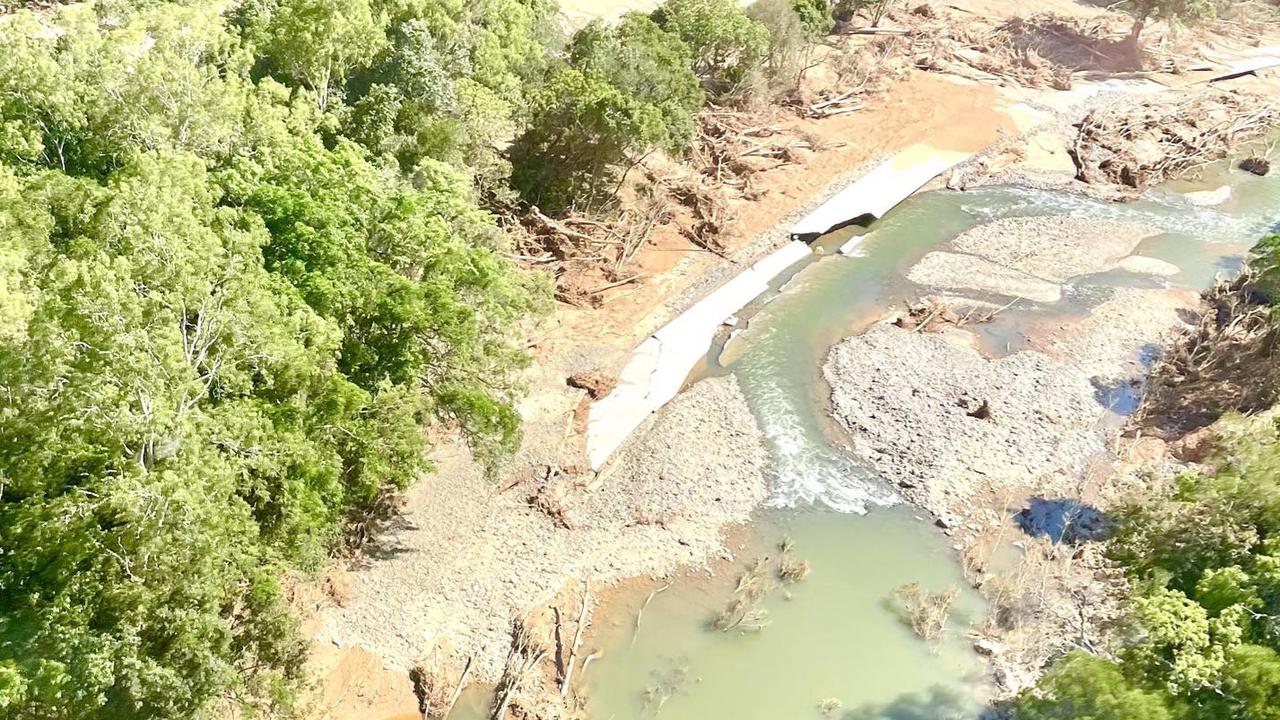 Entire sections of the Cape Tribulation Road and the Bloomfield Track have been completely swept away, Mr Kerr said.