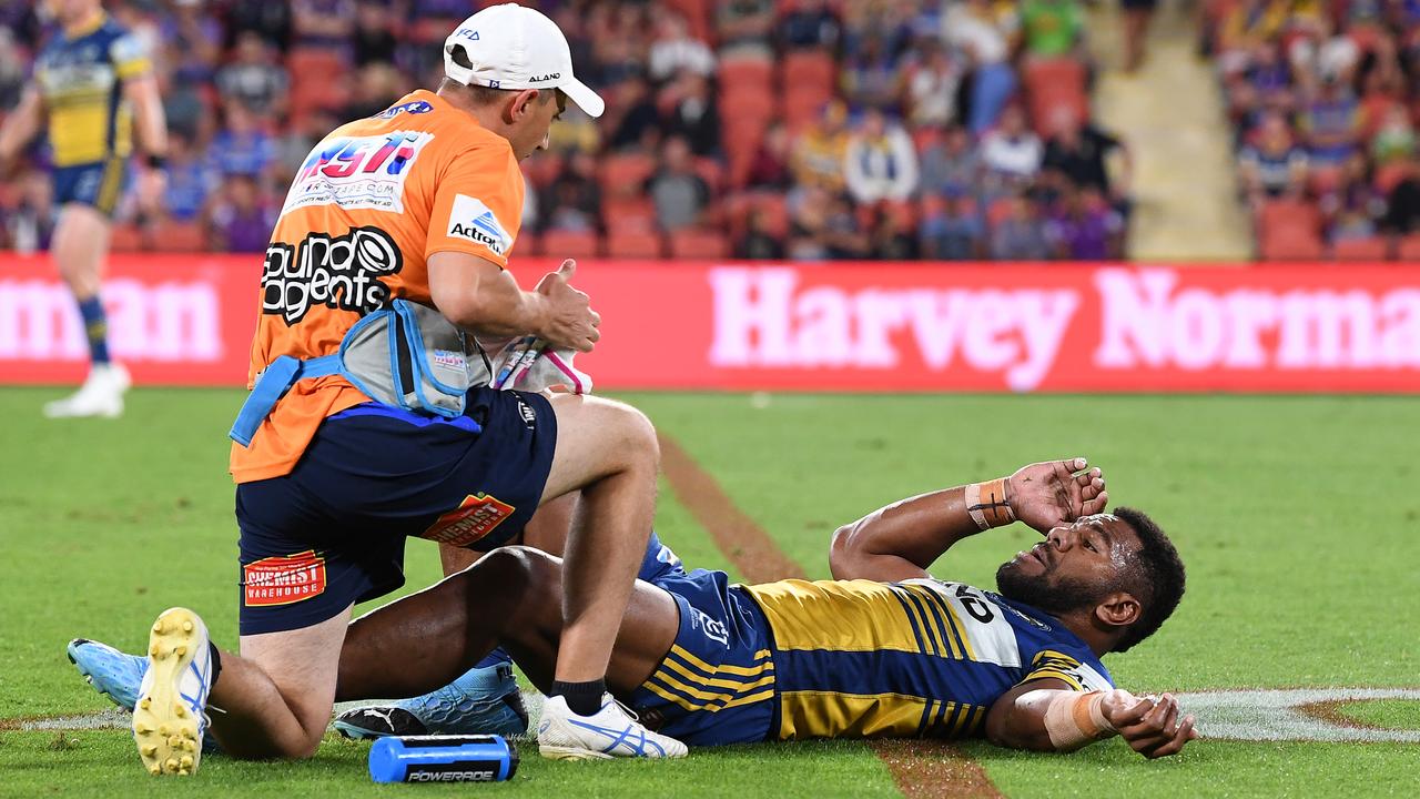 Maika Sivo of the Eels has been ruled out for the season with a knee injury.