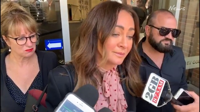 Michelle Bridges leaves court