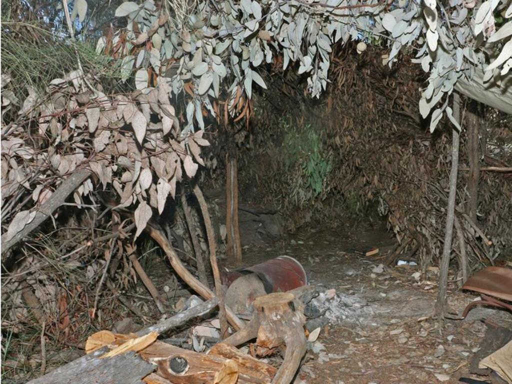 One of the sniper hides inside the Train property.