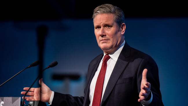 Labour leader Sir Keir Starmer is relishing the turmoil of the Tories. Picture Getty Images