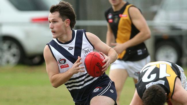 Jackson Bowne in action for Bundoora. Picture: Hamish Blair