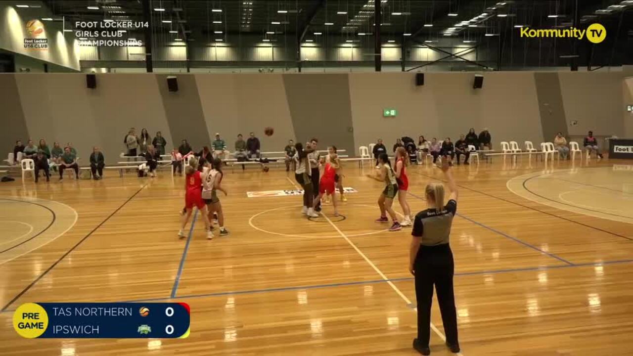 Replay: Tasmania Northern Tigers v Ipswich Force (Girls Shield quarter) - 2024 Basketball Australia U14 Club Championships Day 4