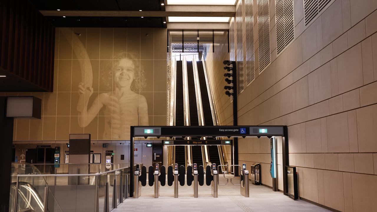 Inside the brand new Waterloo Metro Station. Picture: Richard Dobson