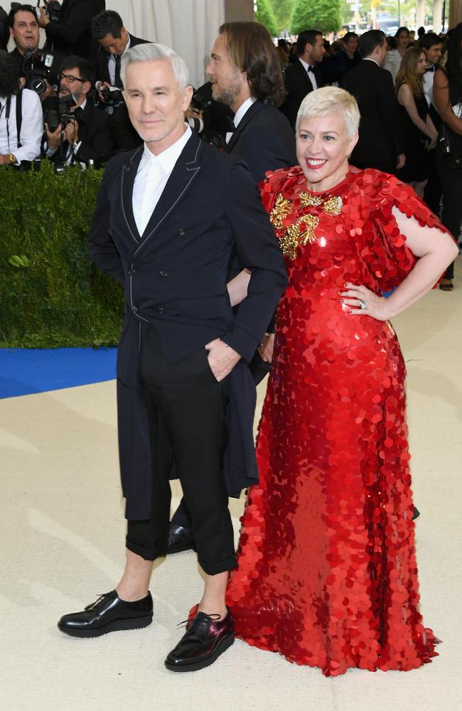 Baz Luhrmann and Catherine Martin at last year’s Met Gala. Picture: Dia Dipasupil/Getty Images For Entertainment Weekly.