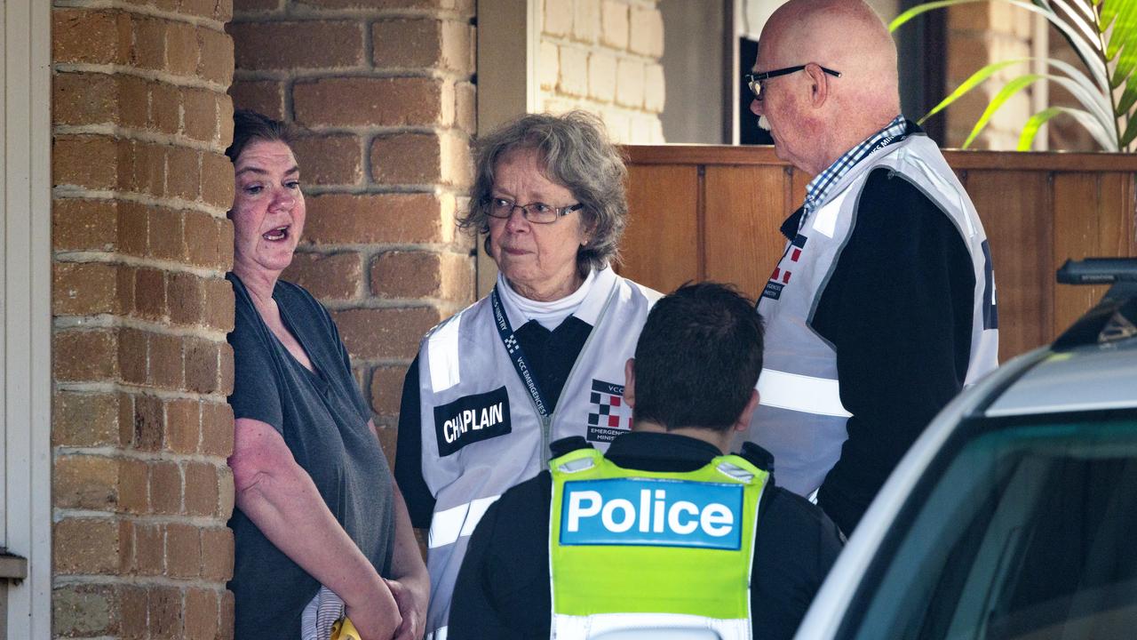 Neighbours are speaking to police after the tragic incident. Picture: NCA NewsWire / David Geraghty