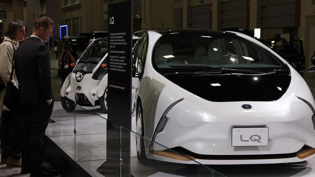 The world’s largest car maker, Toyota, has been sceptical of batteries because of what is likely to be a life expectancy of 10 years. Picture: Getty Images