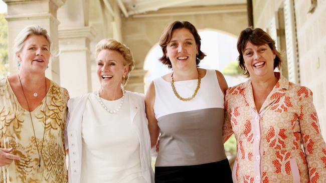 Renate Egan (third from left) with (from left) Yasmin Allen, Margaret Rose and Mandy Foley-Quin at an Admiralty House reception.