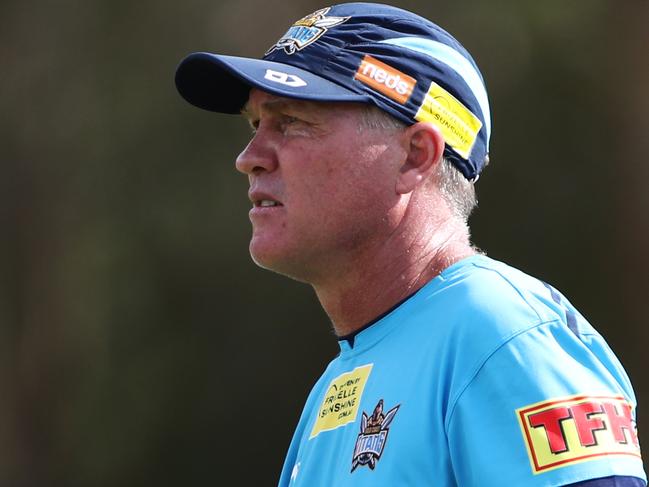 Gold Coast Titans' Coach Garth Brennan during  training at Parkwood on the Gold Coast.Photograph : Jason O'Brien