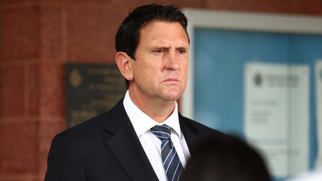 BRISBANE AUSTRALIA WEDNESDAY 14TH MAY Minister for Police and Emergency Services Minister for Police and Emergency Services Dan Purdie pictured at the Stafford Police Station Picture David Clark