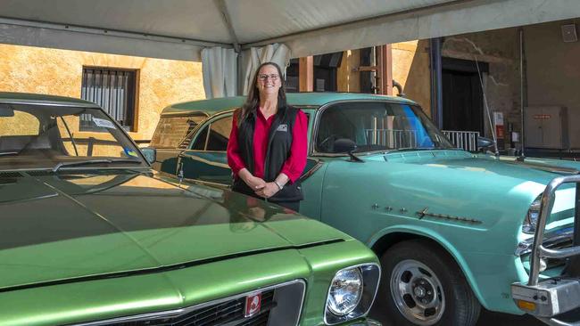 Mary Mulcahy Curator and Director of Tasmanian Museum and Art Gallery – Tasman Bridge disaster exhibition. Picture: Caroline Tan