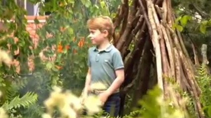 Prince George and his father have appeared in an adorable candid video. Picture: Instagram/@kensingtonroyal