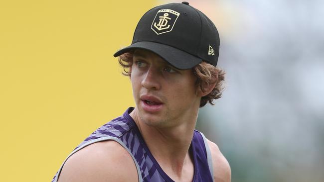 Nat Fyfe racked it up against the Blues. Picture: Getty Images