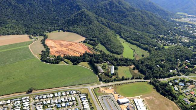 An aerial view of the Rocky Creek precinct of the burgeoning Pinecrest housing estate in Mount Peter. Picture: Supplied