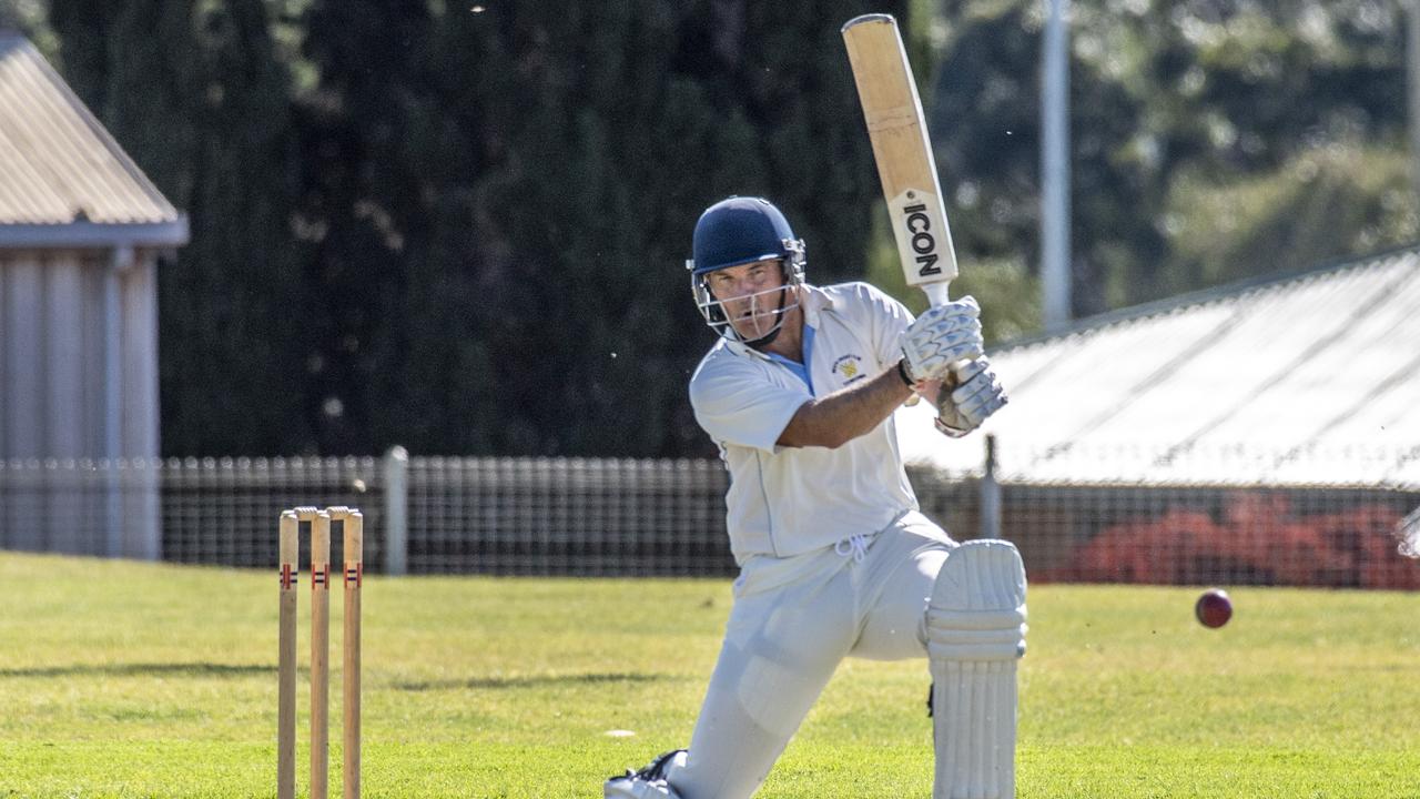 Brian May bats for Wests.