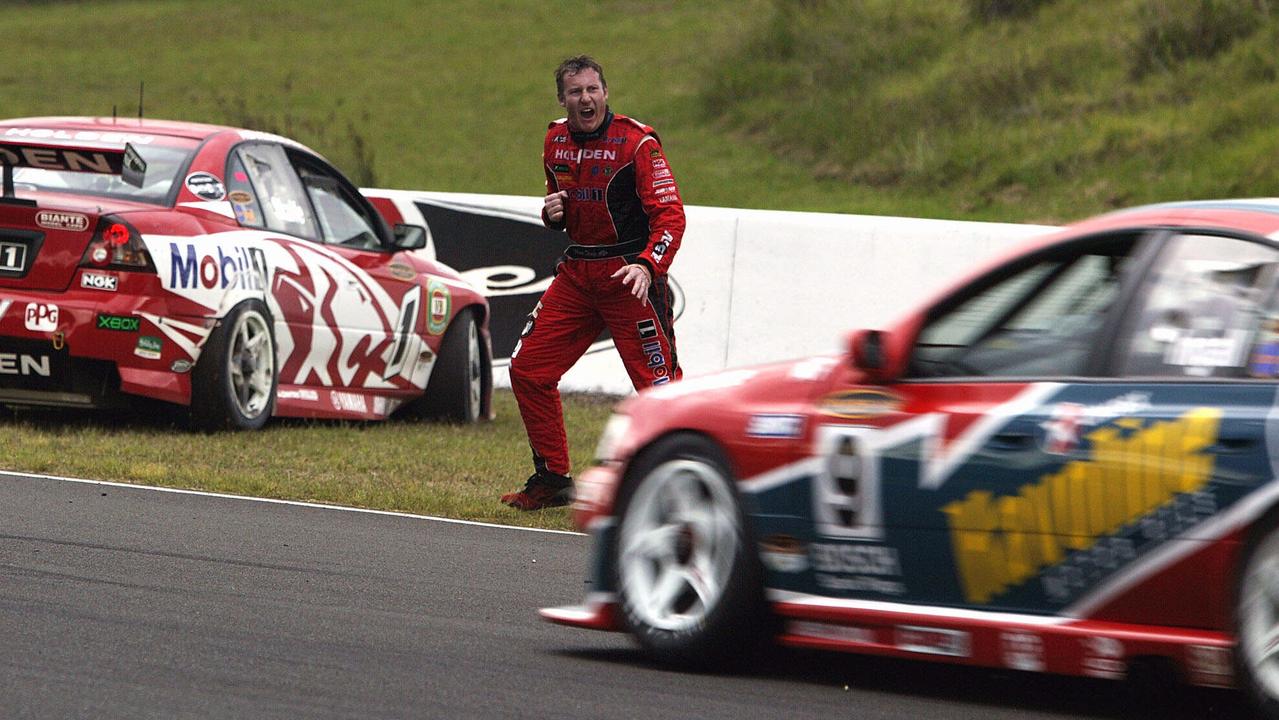 A moment etched in Australian racing folklore. Skaife v Ingall, Eastern Creek 2003.