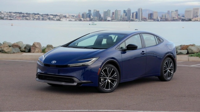 2023 Toyota Prius Limited Exterior Design in Blue | Daily Telegraph