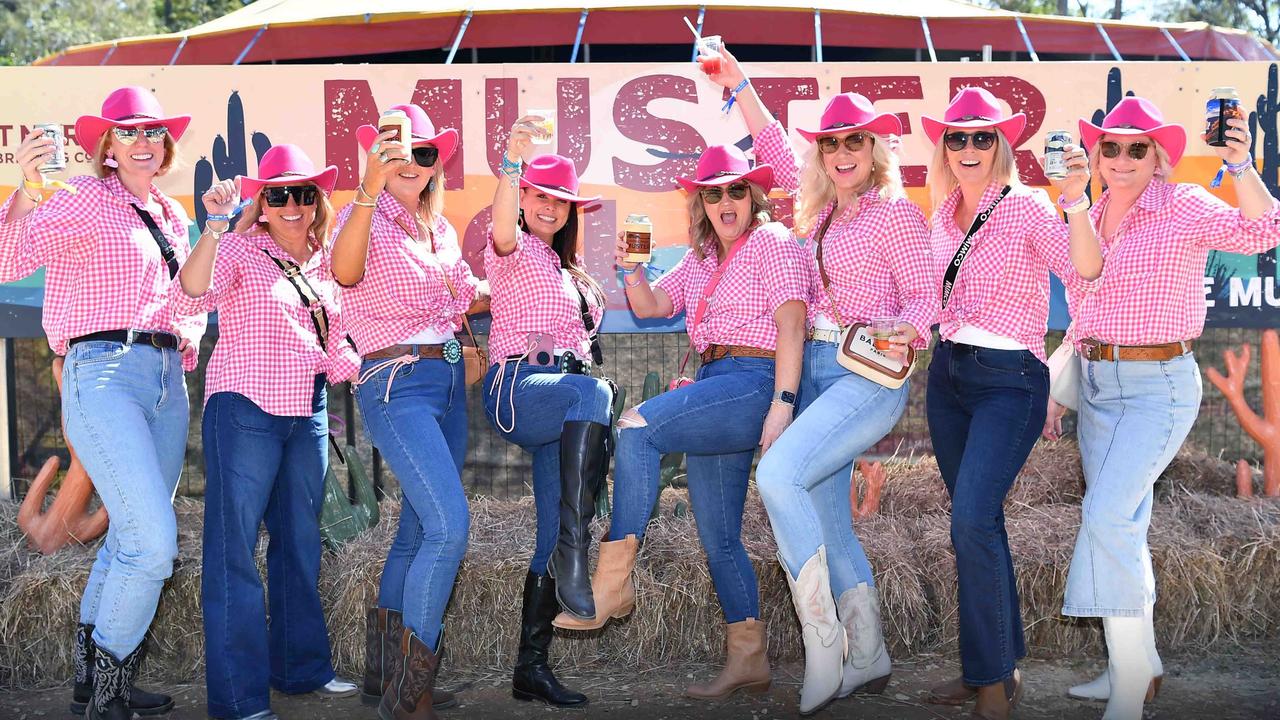 Girls on Tour at the Gympie Muster. Picture: Patrick Woods.