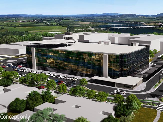 Mackay Hospital Expansion (Artist Impression). Photo: Contributed