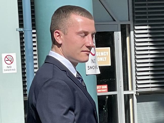 Dalziell pleaded not guilty to causing reckless grievous bodily harm to a boy following an alleged one-punch assault at Killarney Vale. Picture: NewsLocal