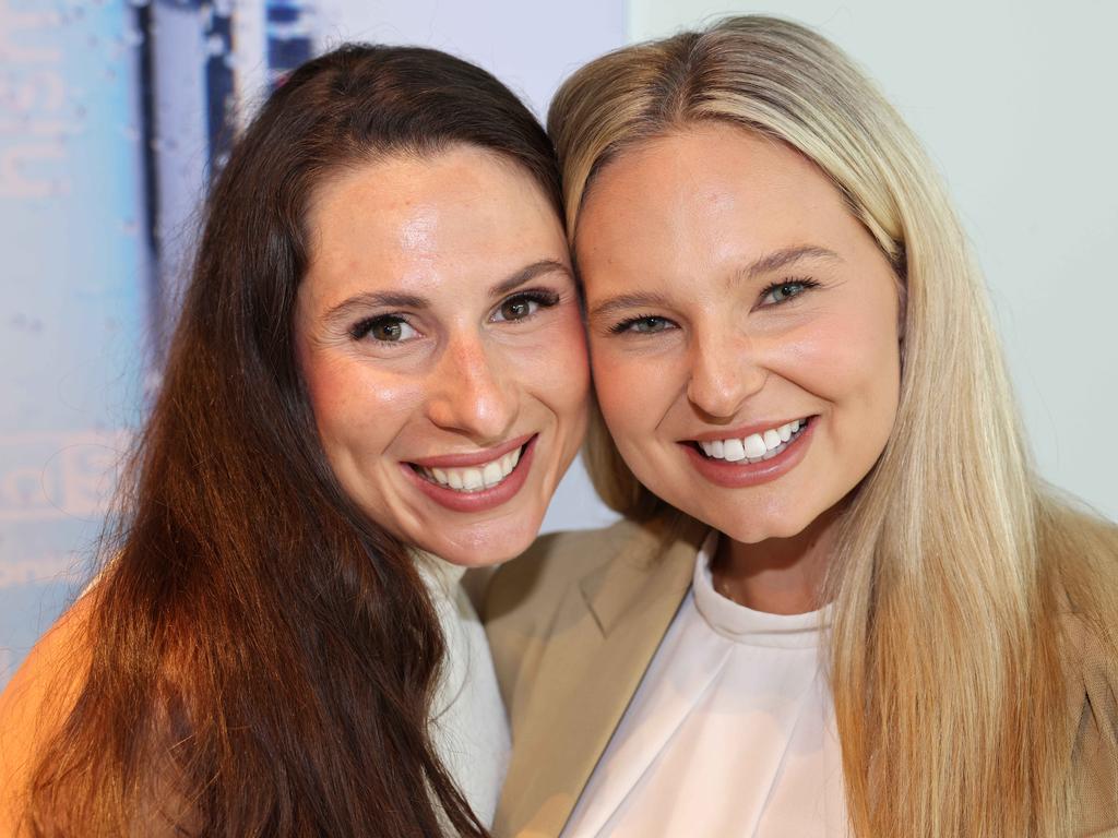 Star Thompson and Bianca Davies at the Beyond the Boardroom event by Busy Girls Social Club at Hismile HQ for Gold Coast at Large. Picture: Portia Large.