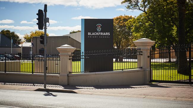 Blackfriars Priory School. (AAP Image/MATT LOXTON)