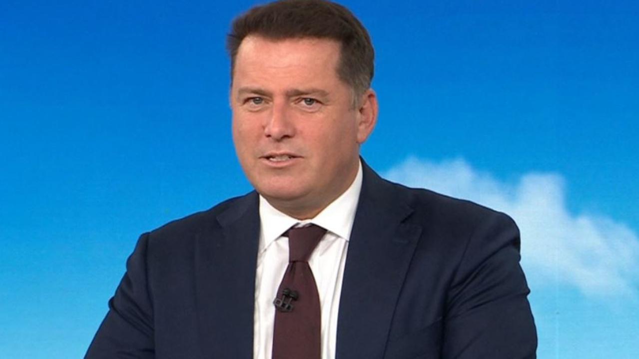 Karl Stefanovic slammed the students’ actions. Picture: Channel 9