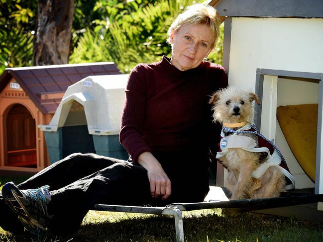 Monika Biernacki and one of her beautiful little pooches.